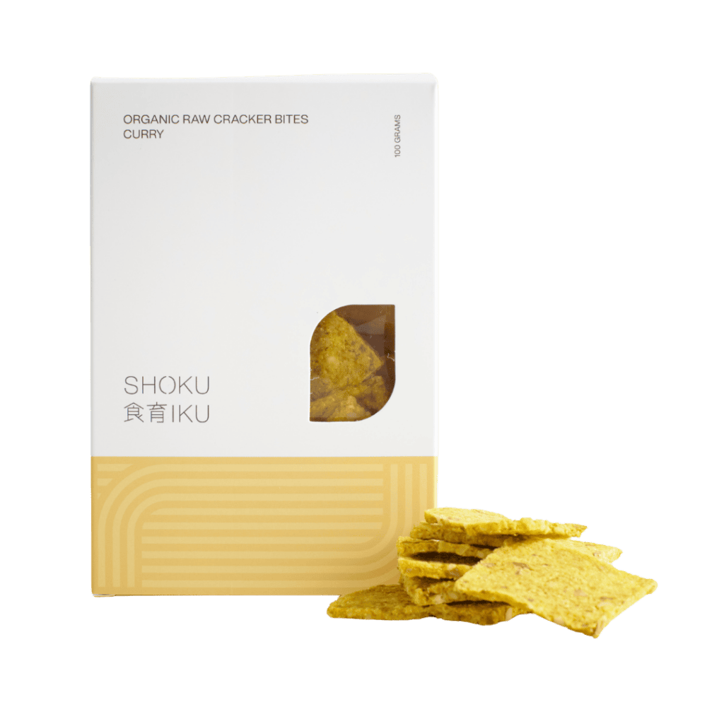 raw vegan crackers curry