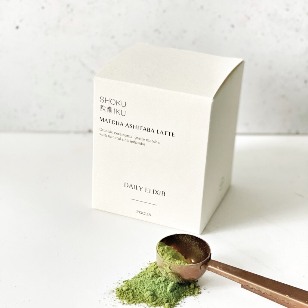 Matcha Ashitaba elixir latte